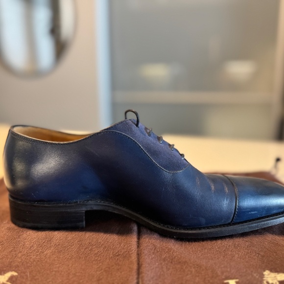 LondinG Paris HERACLEE 471 SMOOTH LEATHER AND SUEDE UK size 6 - Picture 5 of 12